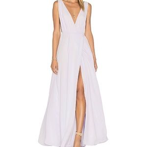 Lovers + Friends Leah Gown in Lavender